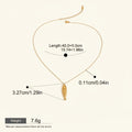 Seraphina Treasures Eira gold carp pendant necklace with adjustable chain, 40.0+5.0cm length.