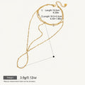 Seraphina Treasures gold multi-layer anklet bracelet with delicate bead chain and ring for foot.
