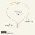 Seraphina Treasures Nerys necklace with a gold chain and a single, irregular white pearl pendant. Features adjustable length.